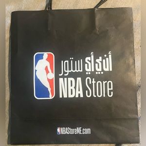 NBA Store Abu Dhabi gift bag